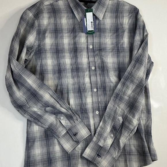 NWT Jack Maverick men’s long sleeve brushed flannel  shirt size L - Picture 3 of 7